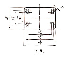 四點(diǎn)剎超重型腳輪